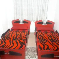 ست دوقلو تخت خواب نوجوان کشو دار و میز آرایش