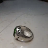 انگشتر آمیتیس سبز کمیاب و فوق کهنه|جواهرات|قم, نیروگاه|دیوار