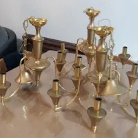 لوستر برنجی رنگ ثابت