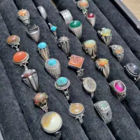 انگشت نقره کار دست