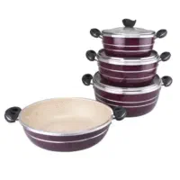 سرویس قابلمه و تابه لانه زنبوری 7 پارچه هلنا