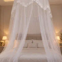 آویز توری تخت