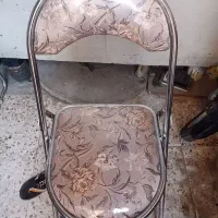 صندلی مخمل تاشو