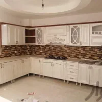 کابینت آشپزخانه تمام چوبی ام دی اف ممبران CC25