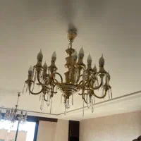 لوستر طلایی و دیوارکوب|لوستر و چراغ آویز|اصفهان, سپاهان‌شهر|دیوار