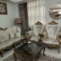 ست مبلمان شیک + میز غذاخوری ۸ نفره