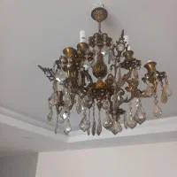لوستر برنجی|لوستر و چراغ آویز|تهران, جنت‌آباد مرکزی|دیوار