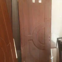 درب چوبی دو تیکه در حد نو