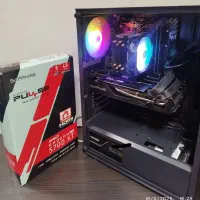 کیس گیمینگ نسل ۱۲ 5700xt h610 ddr5 rgb با ضمانت