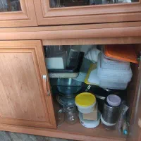 بوفه وکمد چوبی