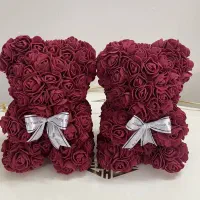 تزئین عروسک،تدی،تدی گل فومی ،فوم دار،عروسک