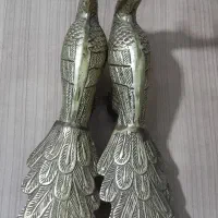 تعدادی وسایل برنجی یک جفت طاووس شکلات خوری|کلکسیون اشیاء عتیقه|تهران, مشیریه|دیوار