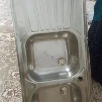 سینک دو قلو در حد نو