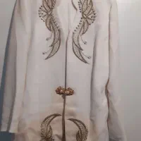 کت وشلوار سفید تاسایز۴۶ و۴۸