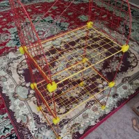 قفسه سه طبقه کتاب و عروسک و اسباب بازی و ....
