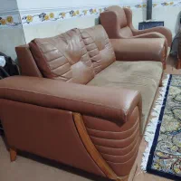 مبل راحتی 7 نفره چرمی