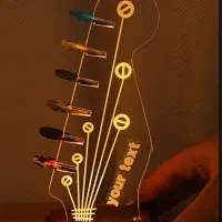 جا مضرابی گیتار چراغ دار
