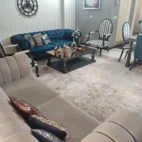 مبلمان چستر لمسه اصلی ۸نفره و نهارخوری ۸نفره
