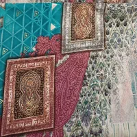 چادر نو دوخته شده طلا کوب