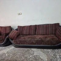 فروش مبل ۷ نفره ،آباژور ۲ عدد|مبلمان خانگی و میز عسلی|شاهین‌شهر, خانه کارگر|دیوار