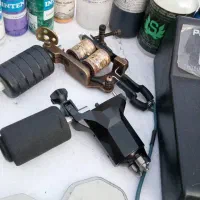 ست کامل دستگاه تتوبدن ابرووسایه باترانس پدال و