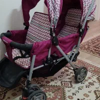 کالسکه دوقلوآلومینیوم خارجی مامالاو دوصندلی دلیجان|کالسکه و لوازم جانبی|اصفهان, فرح آباد|دیوار