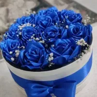 گل رز آبی|گل مصنوعی|نقده, |دیوار