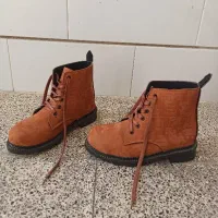 نیم بوت/چکمه/پوتین/سایز ۳۷/نو عسلی