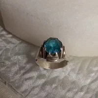 انگشتر نقره توپاز
