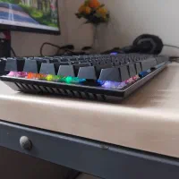 کیبرد مکانیکال GREEN GK802 RGB سوئیچ آبی|قطعات و لوازم جانبی رایانه|رشت, شهرک آیت الله منتظری|دیوار