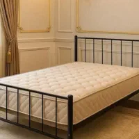 تخت آهنی دو نفره در حد نو بدون استفاده