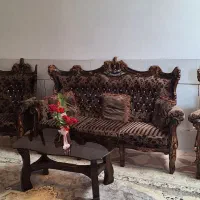 مبل سلطنتی راحتی 9 نفره|مبلمان خانگی و میز عسلی|خمینی‌شهر, |دیوار