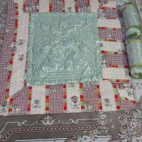 دوعدد لحاف نوجوان به همراه دو بالش گرد