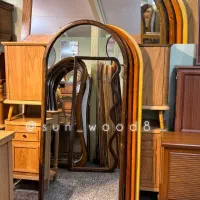 آینه قدی گنبدی تمام چوب روس