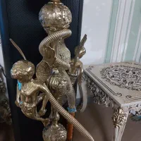 قلیان سلطنتی تنه دوفرشته برنجی|کلکسیون و سرگرمی|گلستان (تهران), |دیوار