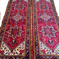 یک جفت کناره دستباف مهربان هریس|فرش|ری, ظهیرآباد|دیوار