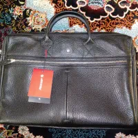 کیف اداری چرم اصل، کاملا نو|کیف، کفش، کمربند|قم, شهرک امام حسین|دیوار