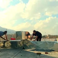 کانال کولر سازی و دریچه تنظیم هوای (باپوک)