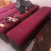 نیمکت روکش فوم و پارچه مبلی