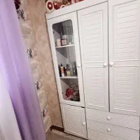 کمد لباس  وتخت  بچه  سفید