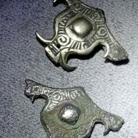 جفت پلاک خط کوفی کهنه