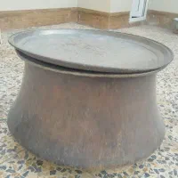 دیگ مسی قدیمی با درب ۱۹ کیلو|کلکسیون اشیاء عتیقه|خمینی‌شهر, |دیوار