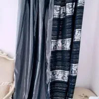 پرده دو تا کنار هم جدا قد 2متر نیم