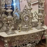 اینه شمعدان کنسول برنز