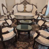 مبل نه نفره سلطنتی|مبلمان خانگی و میز عسلی|کرمانشاه, |دیوار