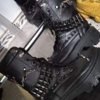 پوتین دخترانه رنگ مشکی نو