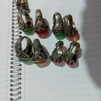 فروش ۹عددانگشتر نقره|کلکسیون اشیاء عتیقه|نکا, |دیوار