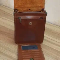 کیف دوشی تمام چرم طبیعی گاووی مشهدرمزدار نونوآکبند|کیف، کفش، کمربند|تهران, امیر بهادر|دیوار