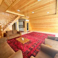 کلبه سویسی ۱۴۰متر بنا ۲خواب جاده اسالم به خلخال|اجارهٔ کوتاهمدت ویلا و باغ|اسالم, |دیوار