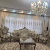 مبلمان استیل ۷ نفره به همراه نهار خوری ۸ نفره